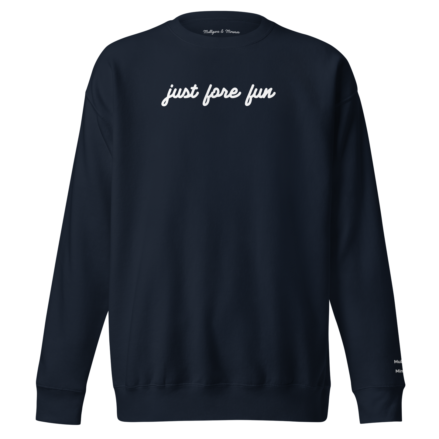 Just Fore Fun – Embroidered Golf Sweatshirt