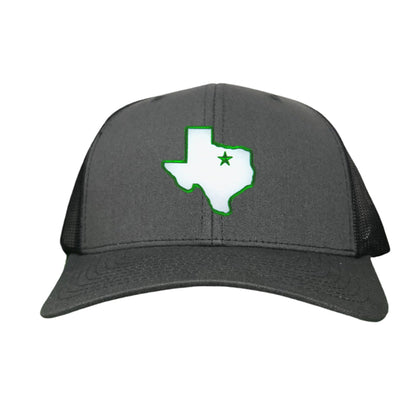 UNT State of Texas Star / 210 / Hats / UNT012 / MM - Charcoal Curved Bill Mesh Snapback - Club Rehab