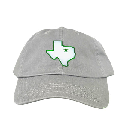 UNT State of Texas Star / 210 / Hats / UNT012 / MM - Dad Hat Grey - Club Rehab