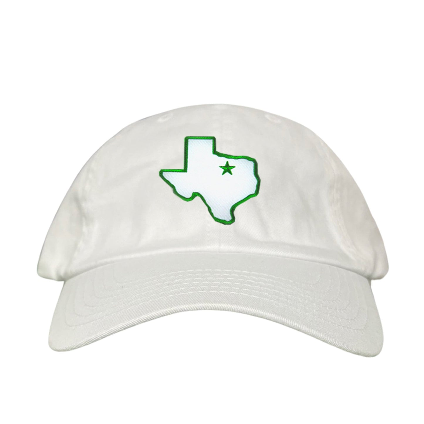 UNT State of Texas Star / 210 / Hats / UNT012 / MM - Dad Hat White - Club Rehab