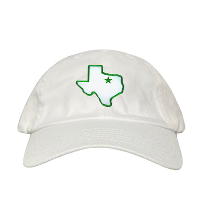 UNT State of Texas Star / 210 / Hats / UNT012 / MM - Dad Hat White - Club Rehab