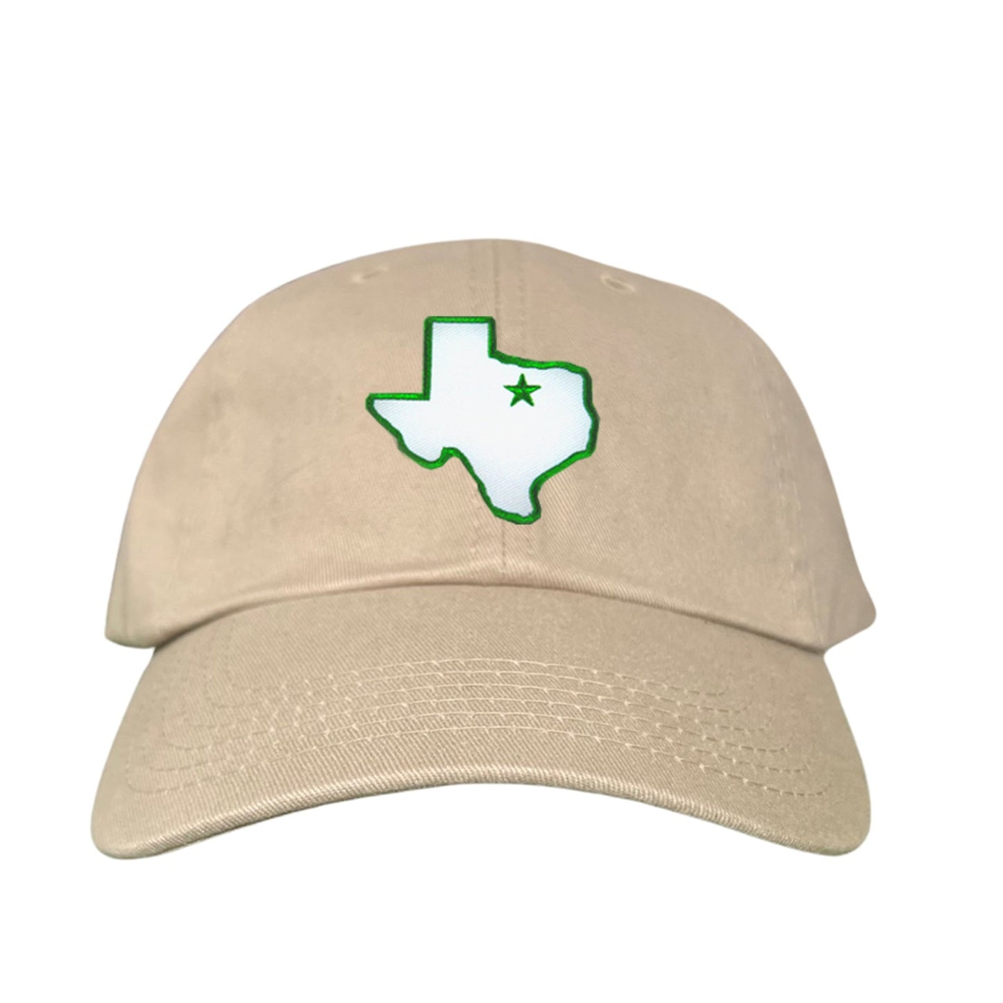 UNT State of Texas Star / 210 / Hats / UNT012 / MM - Dad Hat Khaki - Club Rehab