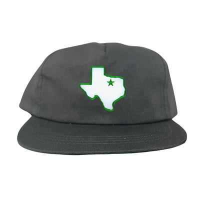UNT State of Texas Star / 210 / Hats / UNT012 / MM - Flatbill Charcoal Canvas Snapback - Club Rehab