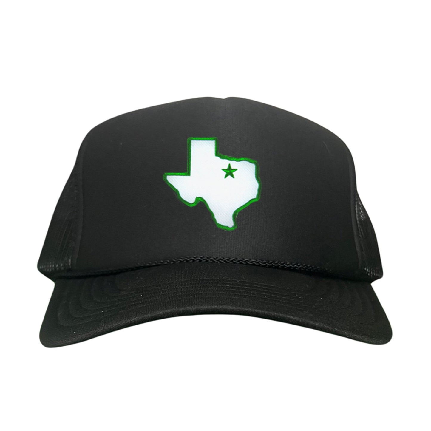 UNT State of Texas Star / 210 / Hats / UNT012 / MM - Foam Black Mesh Snapback - Club Rehab