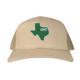 Khaki Curved Bill Mesh Snapback