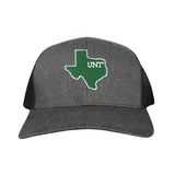 Dark Heather / Black Curved Bill Mesh Snapback