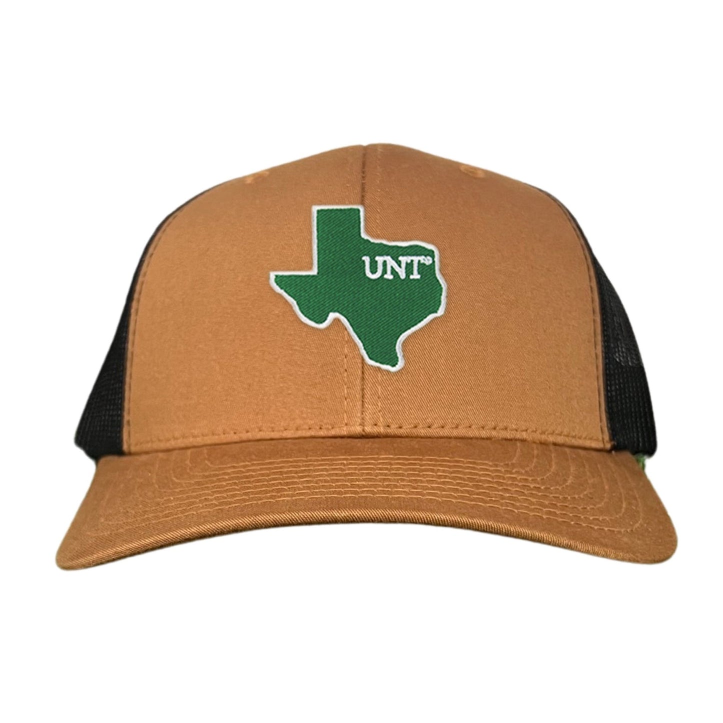 UNT / State of Texas UNT / 213 / Hats / UNT012 / MM - Caramel / Black Curved Bill Mesh Snapback - Club Rehab