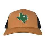 Caramel / Black Curved Bill Mesh Snapback