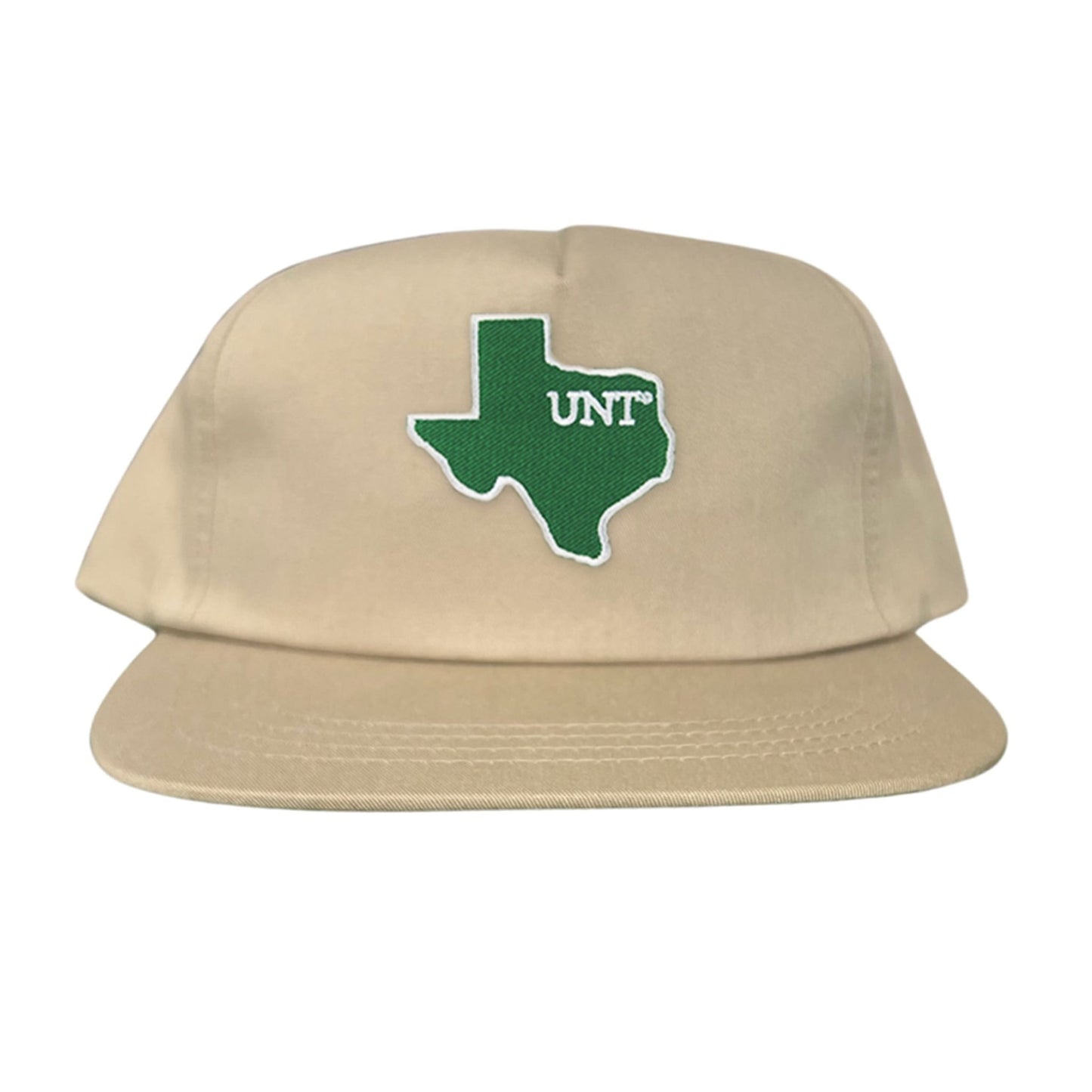 UNT / State of Texas UNT / 213 / Hats / UNT012 / MM - Flatbill Khaki Canvas Snapback - Club Rehab