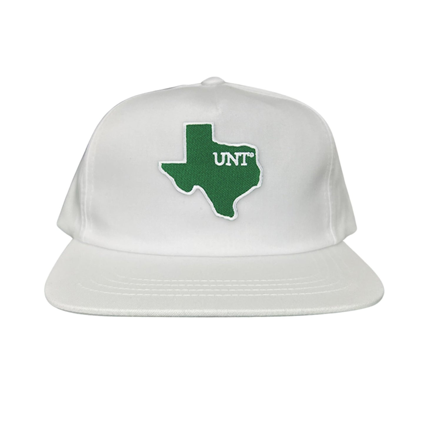 UNT / State of Texas UNT / 213 / Hats / UNT012 / MM - Flatbill White Canvas Snapback - Club Rehab