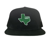 Flatbill Black Mesh Snapback