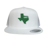 Flatbill White Mesh Snapback
