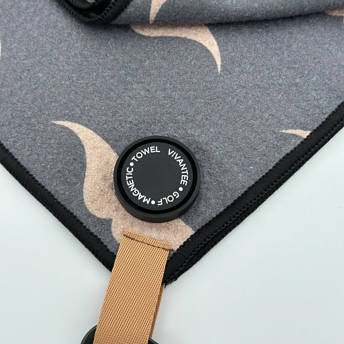 Urban Gent | Mustache Patterned Magnetic Golf Towel - Club Rehab