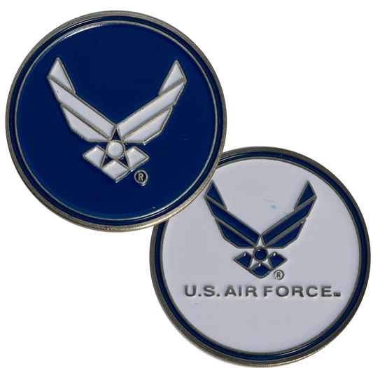 U.S. Air Force Double-Sided Golf Ball Marker by Team Golf, supplier SKU 59870
