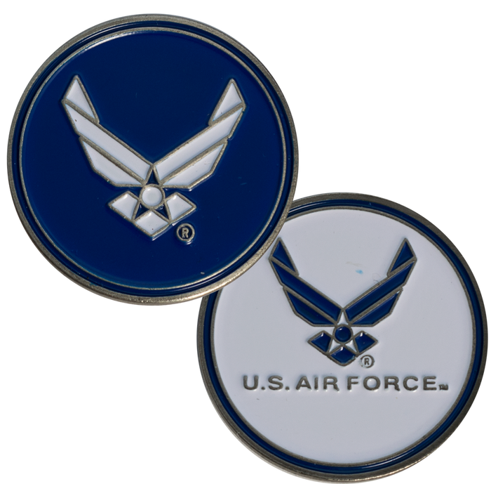 U.S. Air Force Double-Sided Golf Ball Marker by Team Golf, supplier SKU 59870