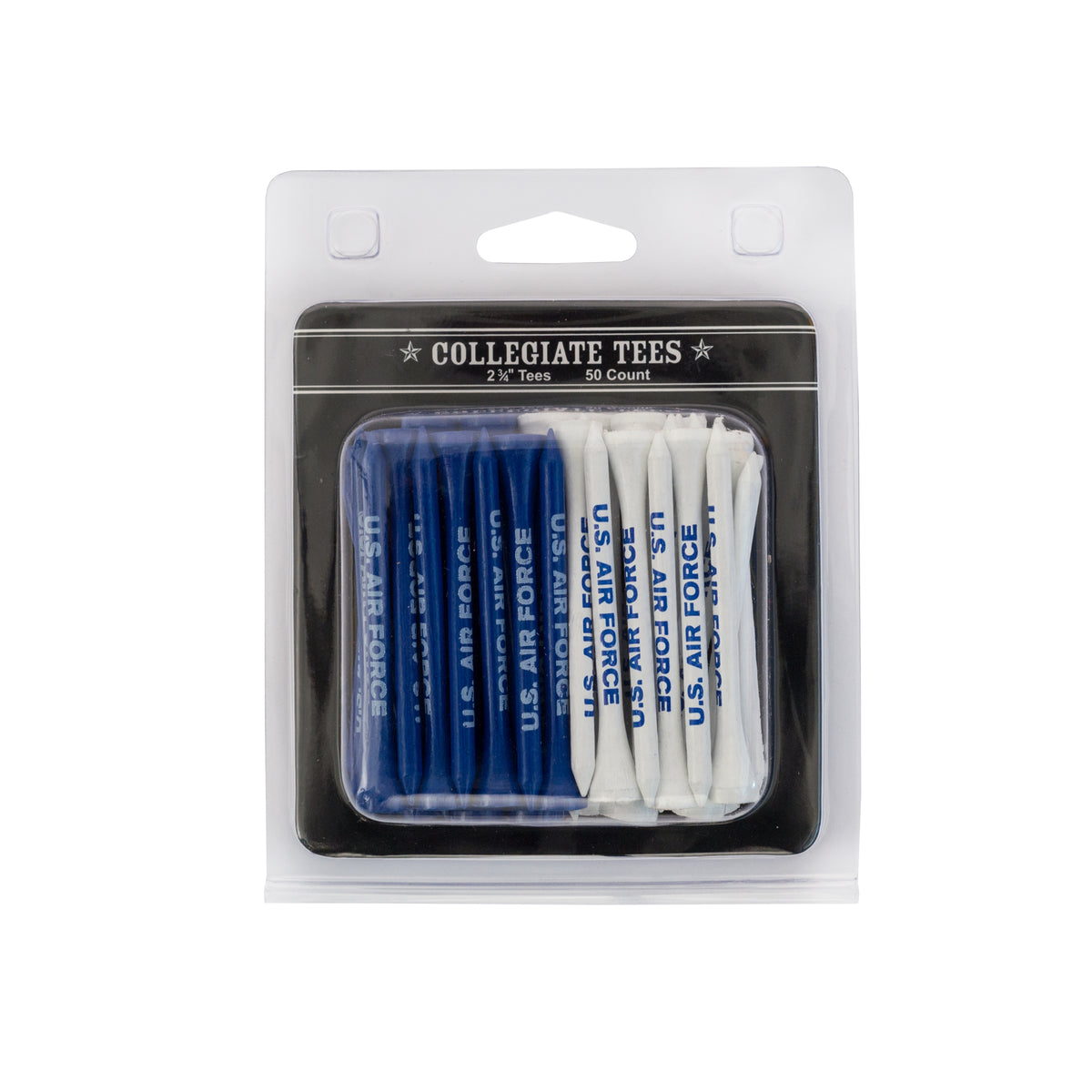 U.S. Air Force Imprinted Golf Tees - 50 Pack by Team Golf, supplier SKU 59855