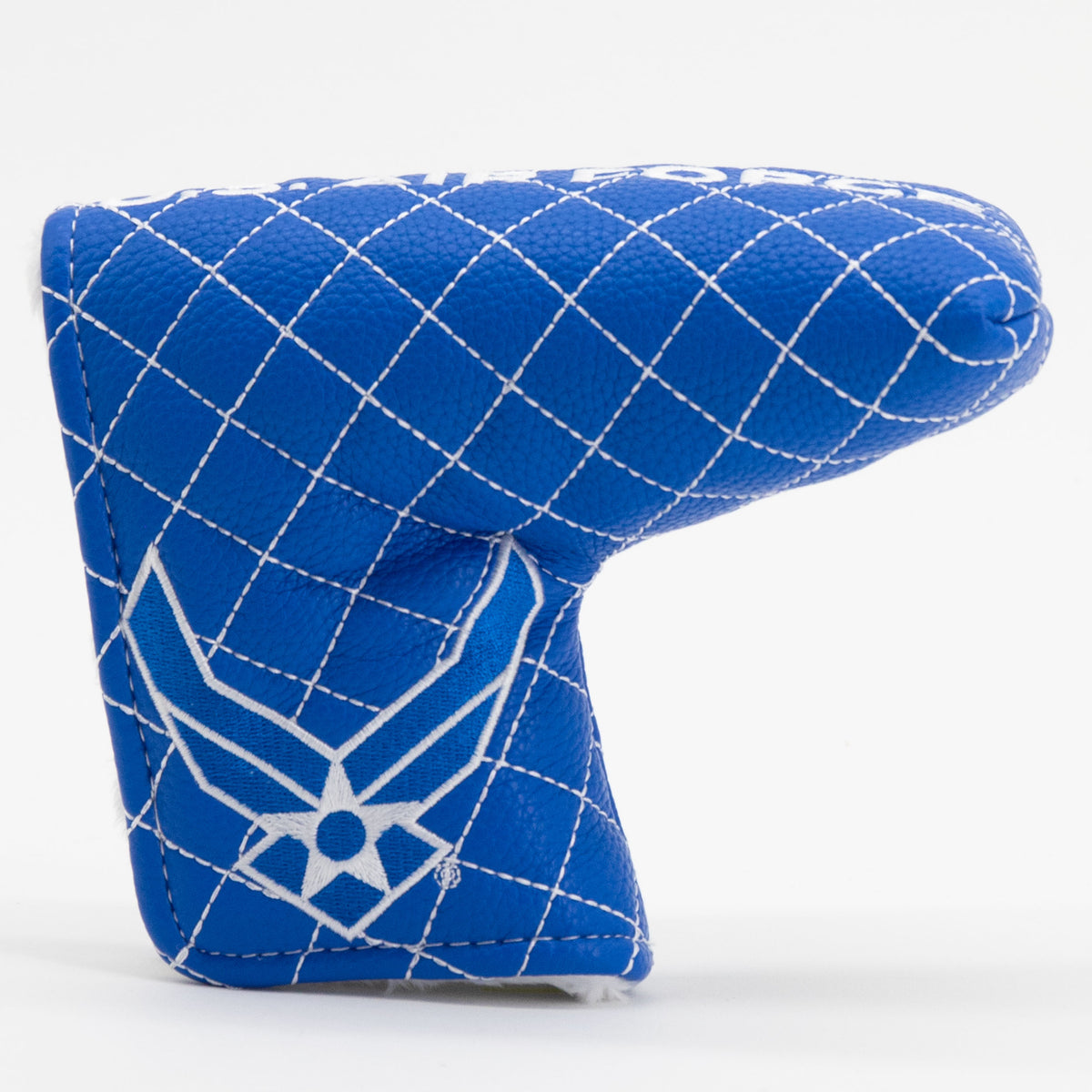 U.S. Air Force solid quilted blade putter headcover 59849, blue with embroidered Air Force emblem