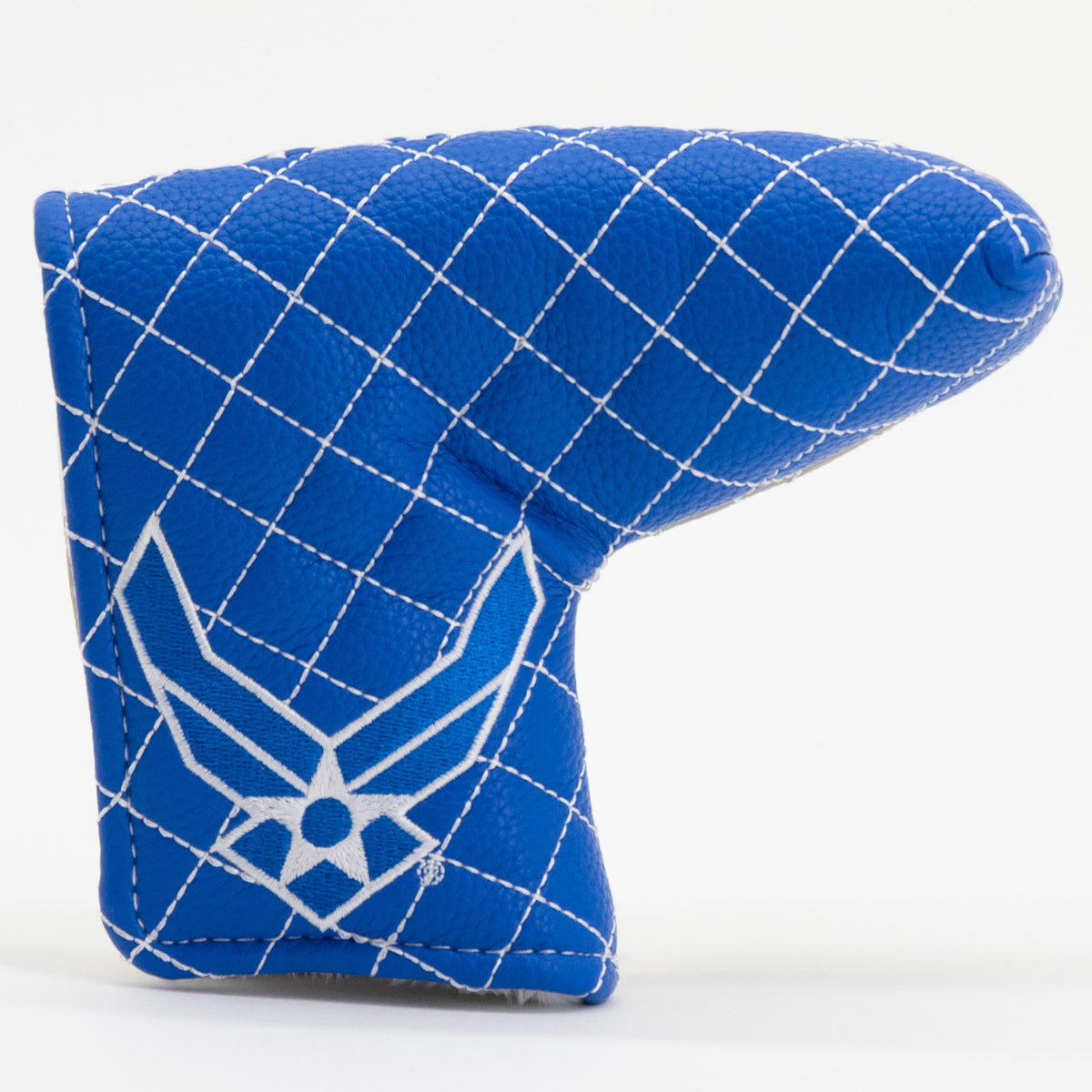 U.S. Air Force split quilted blade putter headcover 59891, blue embroidered side