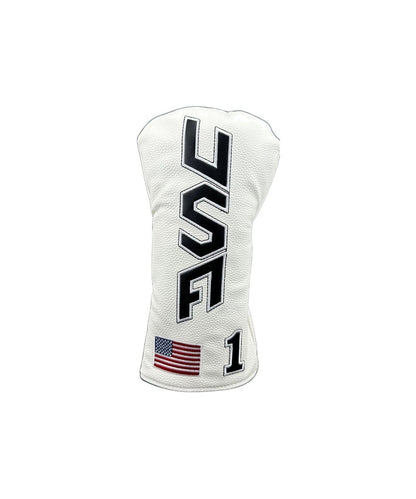 USA Heritage Headcovers - white driver front view