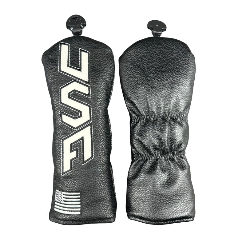 USA Heritage Headcovers - Black/White Fairway - Club Rehab