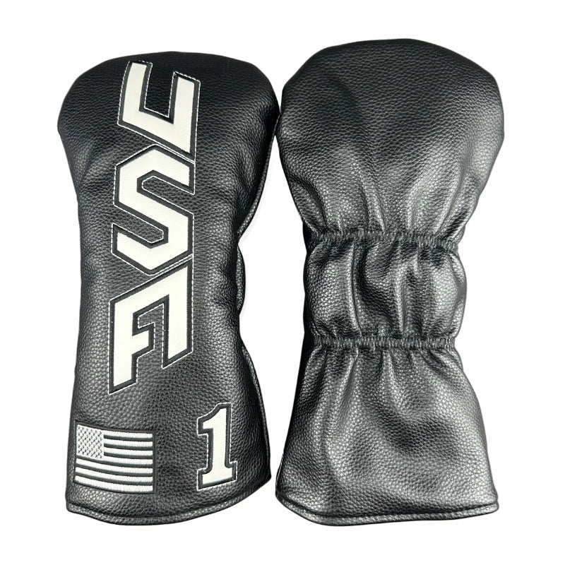 USA Heritage Headcovers - Black/White Driver - Club Rehab