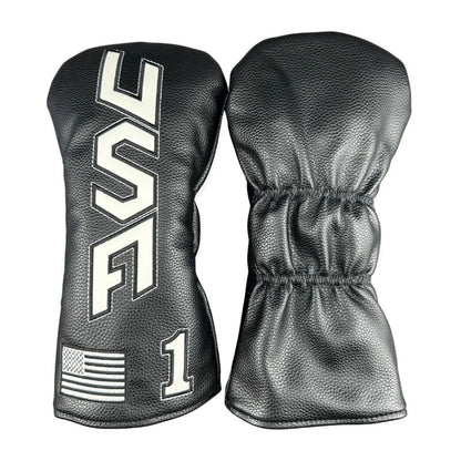 USA Heritage Headcovers - Black/White Driver - Club Rehab
