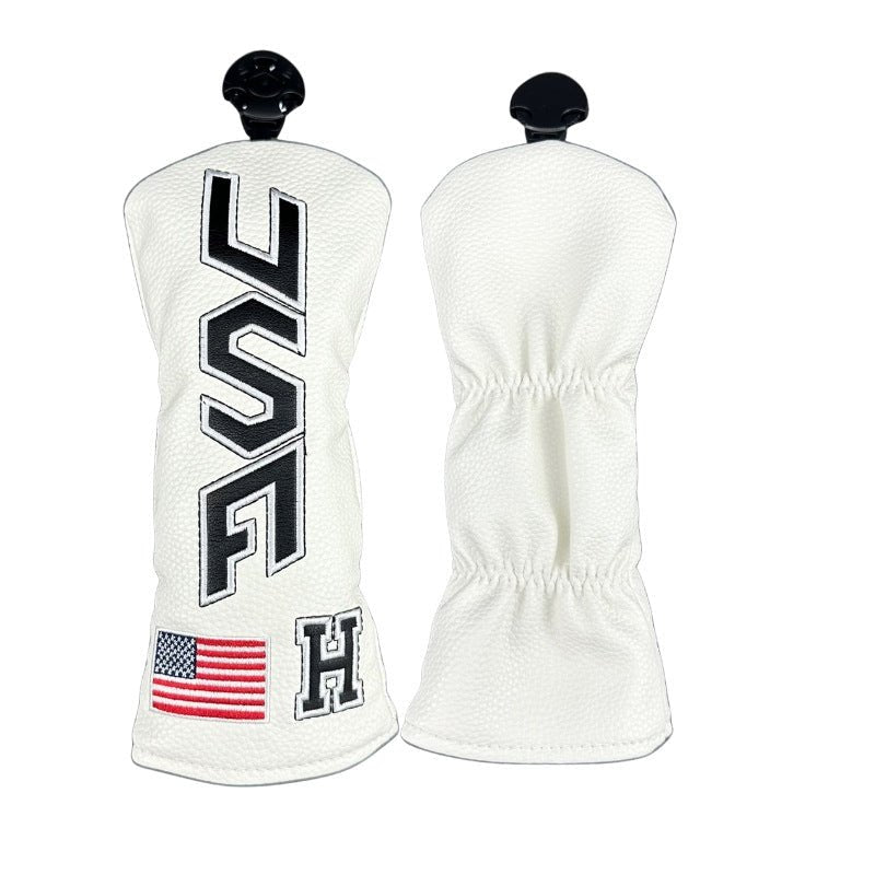USA Heritage Headcovers - White Hybrid - Club Rehab