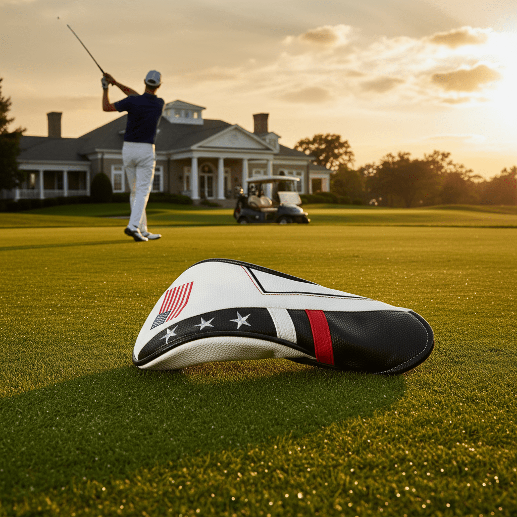 USA Synthetic Leather Golf Headcover - Driver - Club Rehab