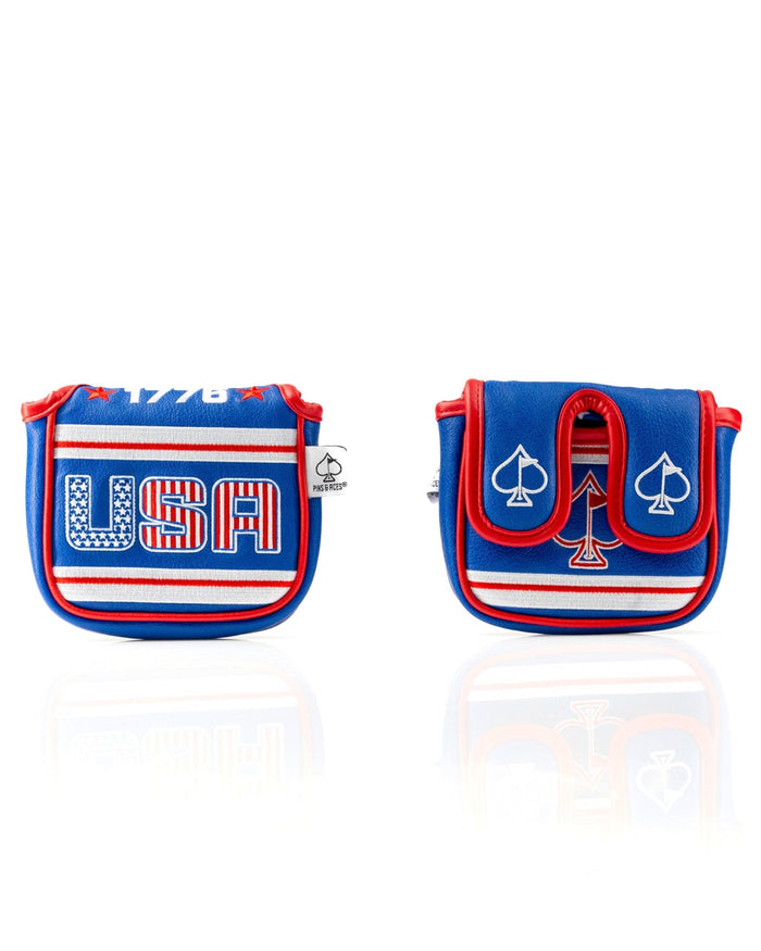 USA Tribute 2.0 - Center Shaft Mallet Putter Cover - Club Rehab