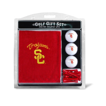 USC Trojans Embroidered Towel Golf Gift Set