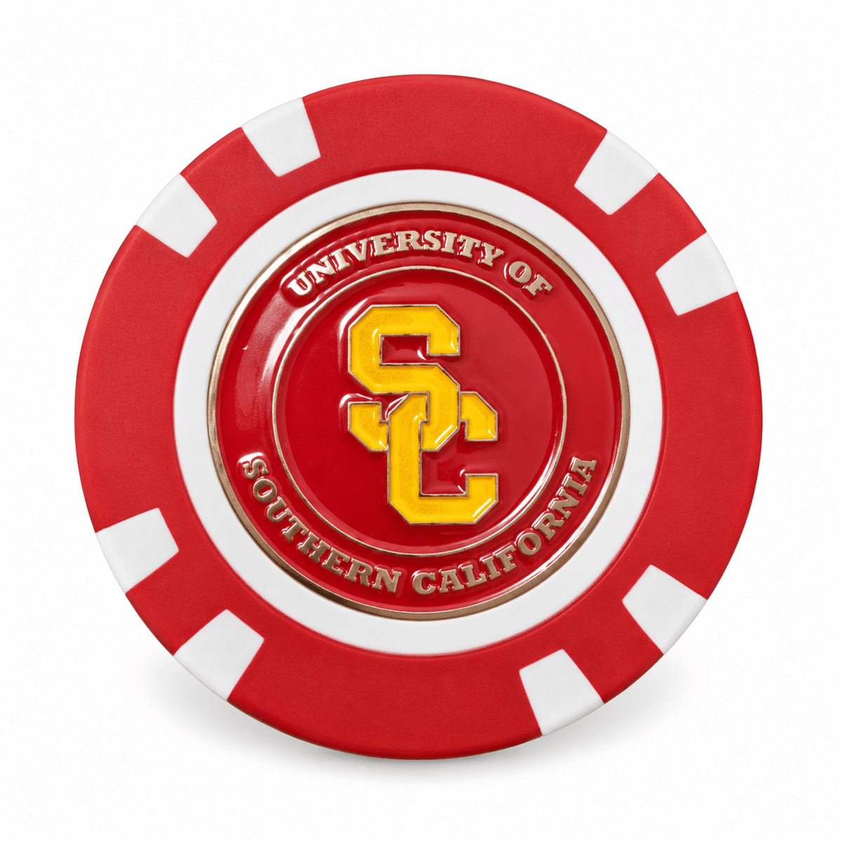 USC Trojans Poker Chip Ball Marker - Club Rehab