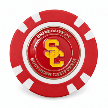 USC Trojans Poker Chip Ball Marker