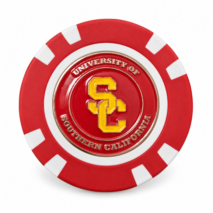 USC Trojans Poker Chip Ball Marker - Club Rehab