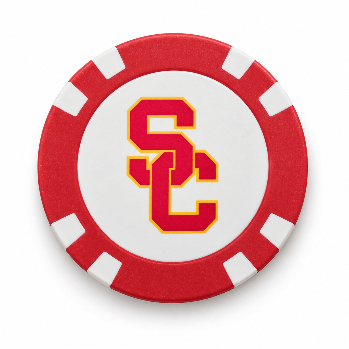 USC Trojans Poker Chip Ball Marker - Club Rehab