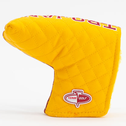 USC Trojans Split Quilted Blade Putter Cover, back view