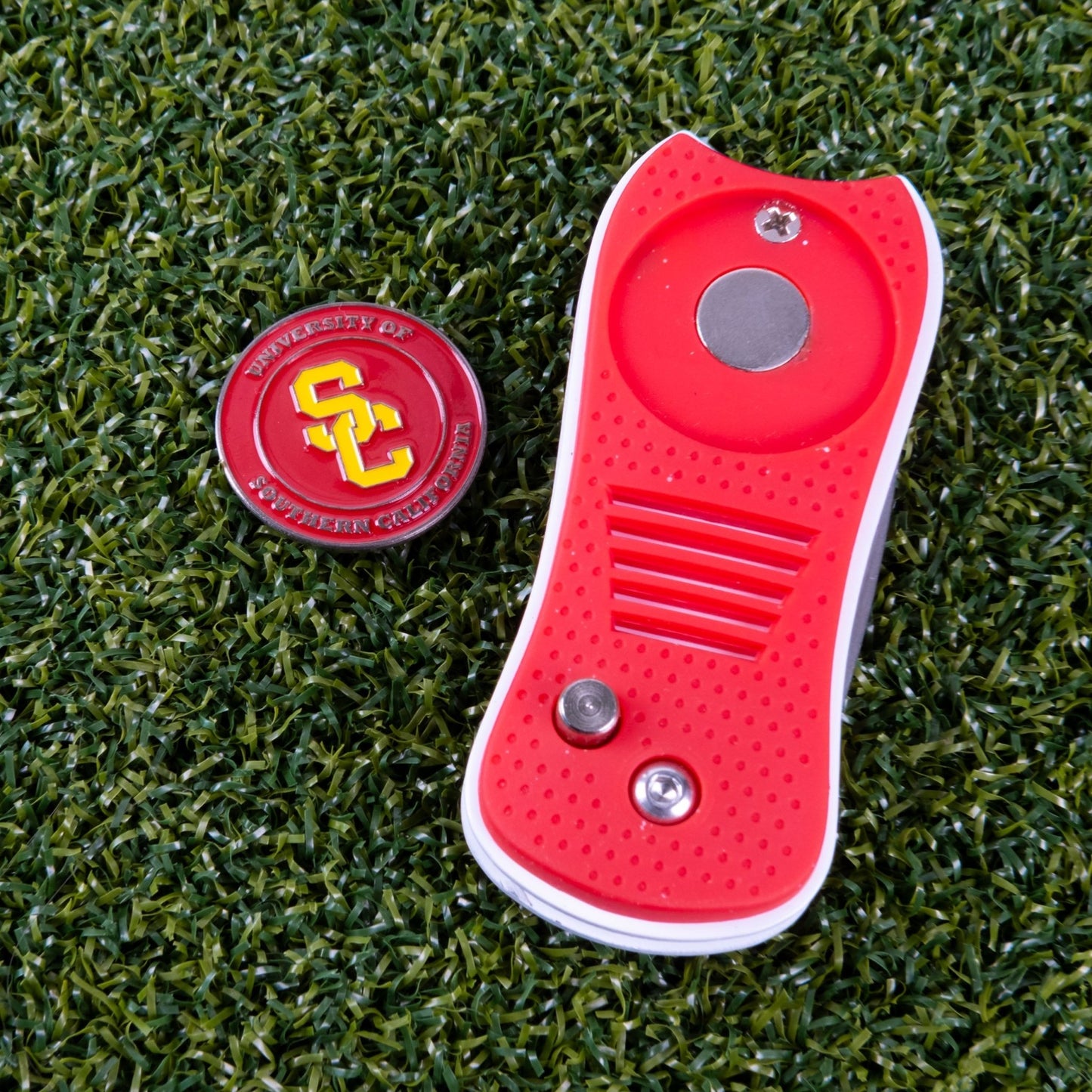 USC Trojans Switchblade Divot Tool - Image 3 - Club Rehab