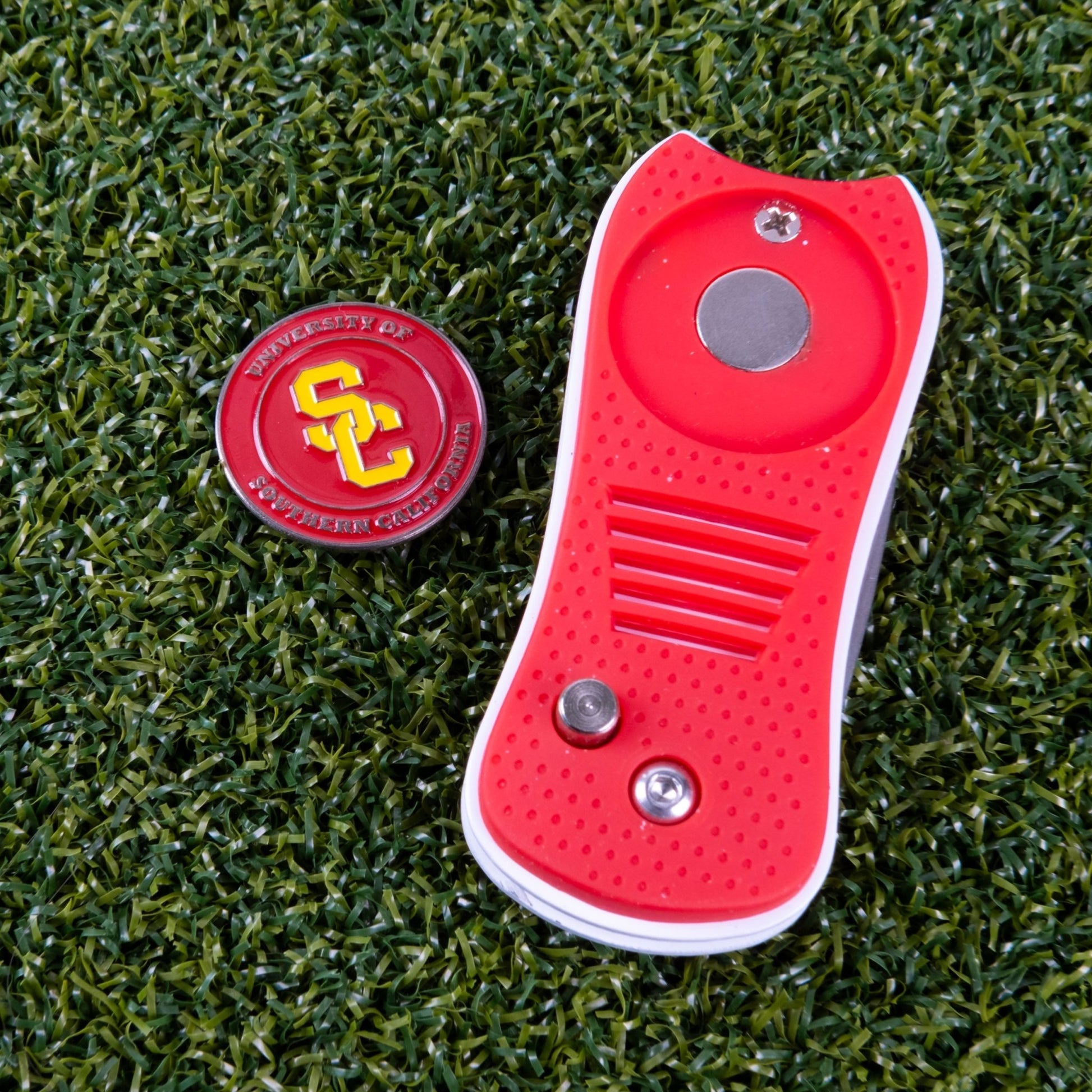 USC Trojans Switchblade Divot Tool - Image 3 - Club Rehab