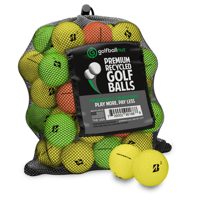 Used Bridgestone Color Mix Golf Balls - Mesh Bag - 24 - Club Rehab