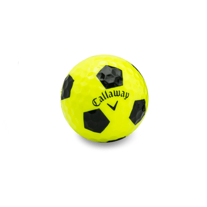 Used Callaway Chrome Soft Truvis Golf Balls - 1 Dozen - Mint Yellow - Club Rehab