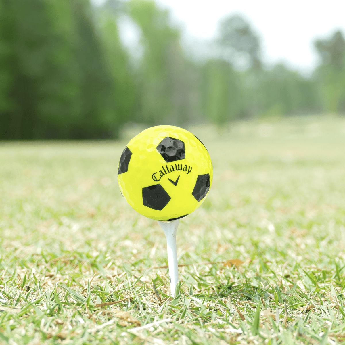 Used Callaway Chrome Soft Truvis Golf Balls - 1 Dozen - Mint Yellow - Club Rehab