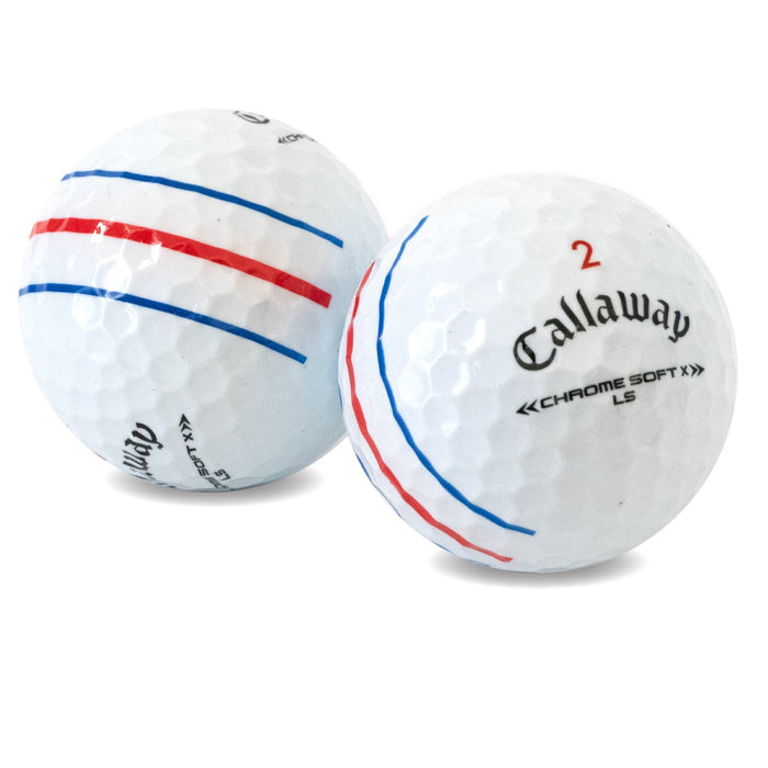 Used Callaway Chrome Soft X LS Triple Track Golf Balls - 1 Dozen - Mint - Club Rehab