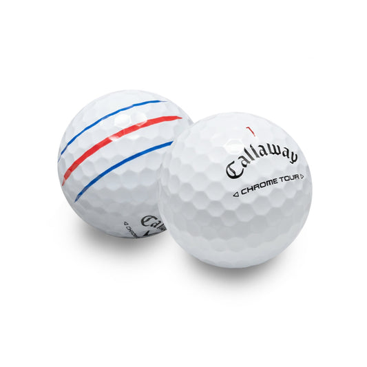 Used Callaway Chrome Tour Triple Track Golf Balls - 1 Dozen - Mint - Club Rehab