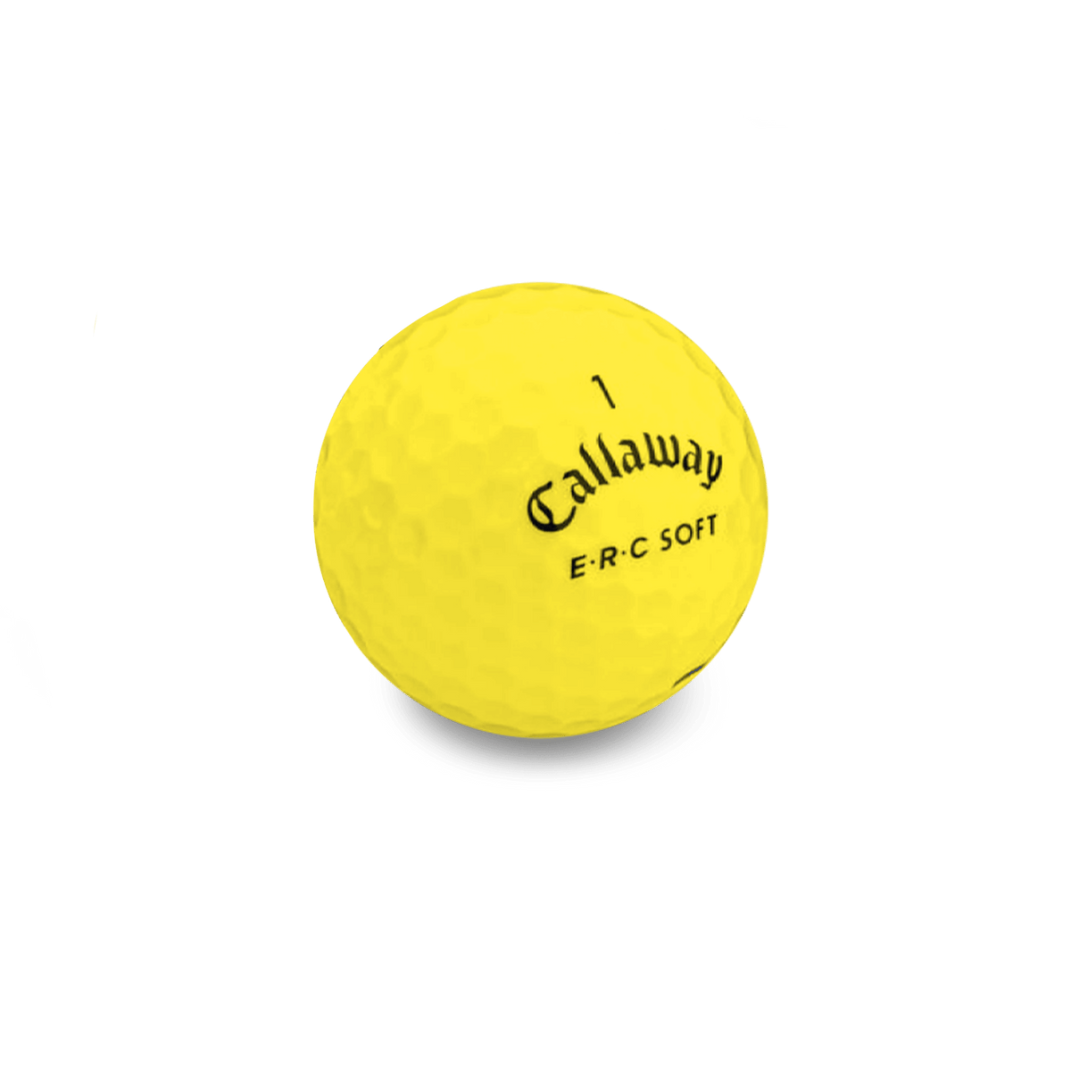 Used Callaway ERC Soft Triple Track Golf Balls - 1 Dozen - Mint Yellow - Club Rehab