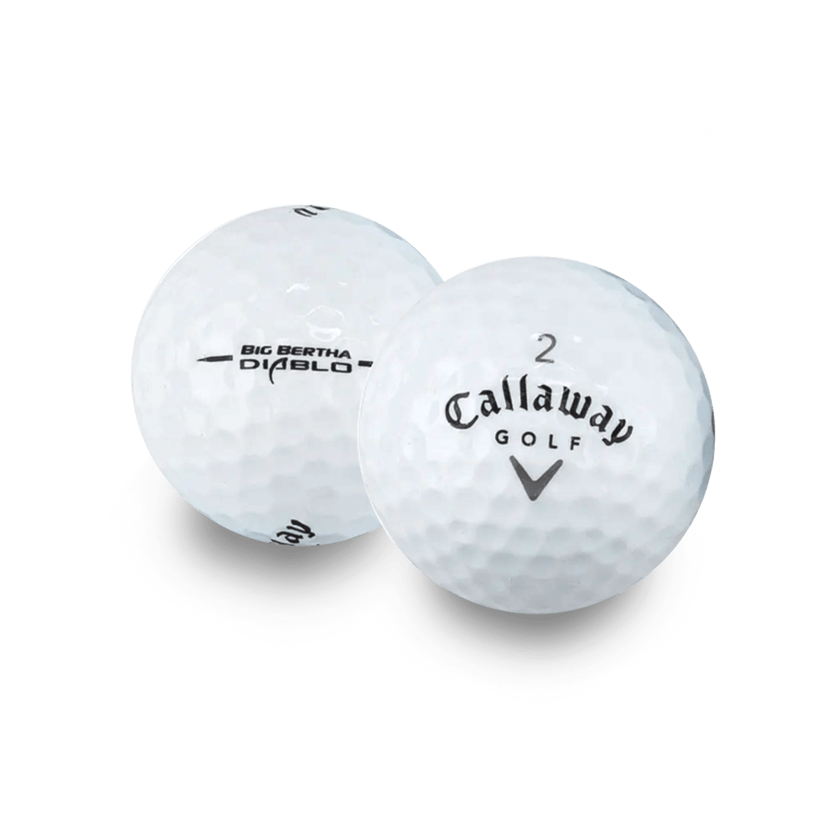 Used Callaway Tour Mix Golf Balls - 1 Dozen - Mint White - Club Rehab