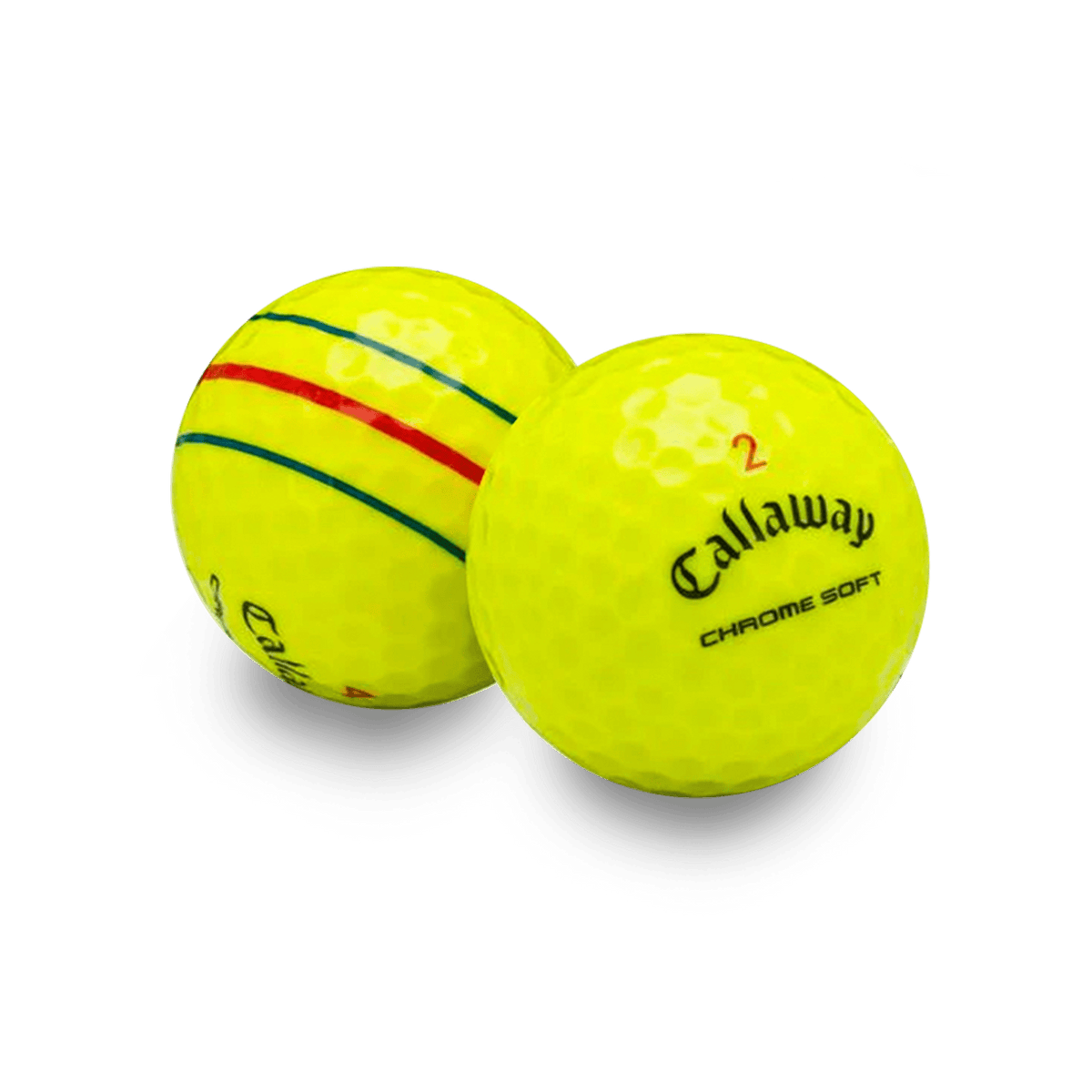 Used Callaway Triple Track Mix Yellow - 1 Dozen - Mint - Club Rehab