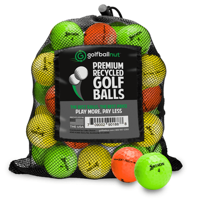 Used Srixon Color Mix Golf Balls - Mesh Bag - 24 - Club Rehab
