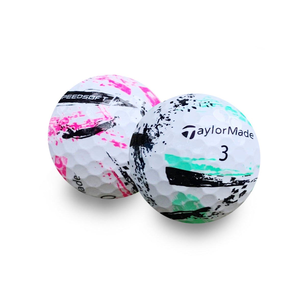 Used TaylorMade Speedsoft Ink Golf Balls - 1 Dozen - Mint - Club Rehab