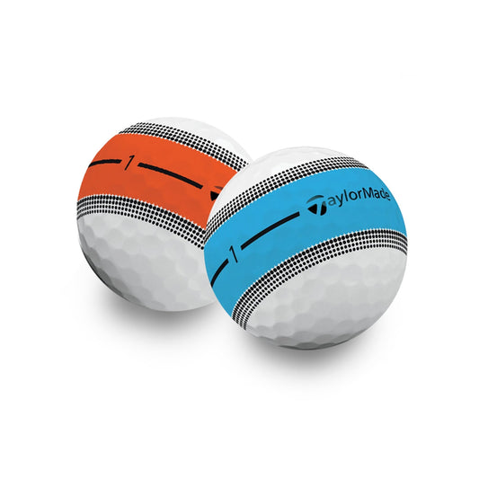 Used Taylormade Tour Response Stripe Golf Balls Assorted Colors - 1 Dozen - Mint - Club Rehab