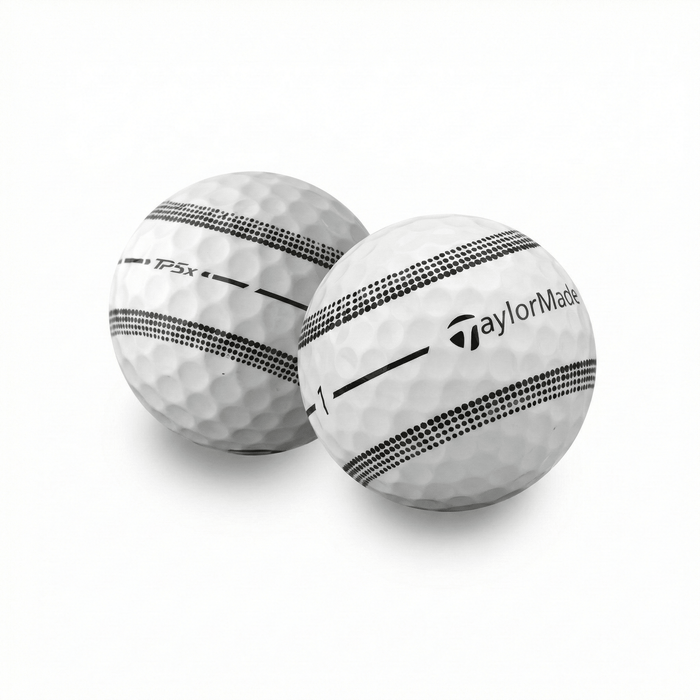 Used TaylorMade TP5x Stripe Golf Balls - 1 Dozen - Mint - Club Rehab