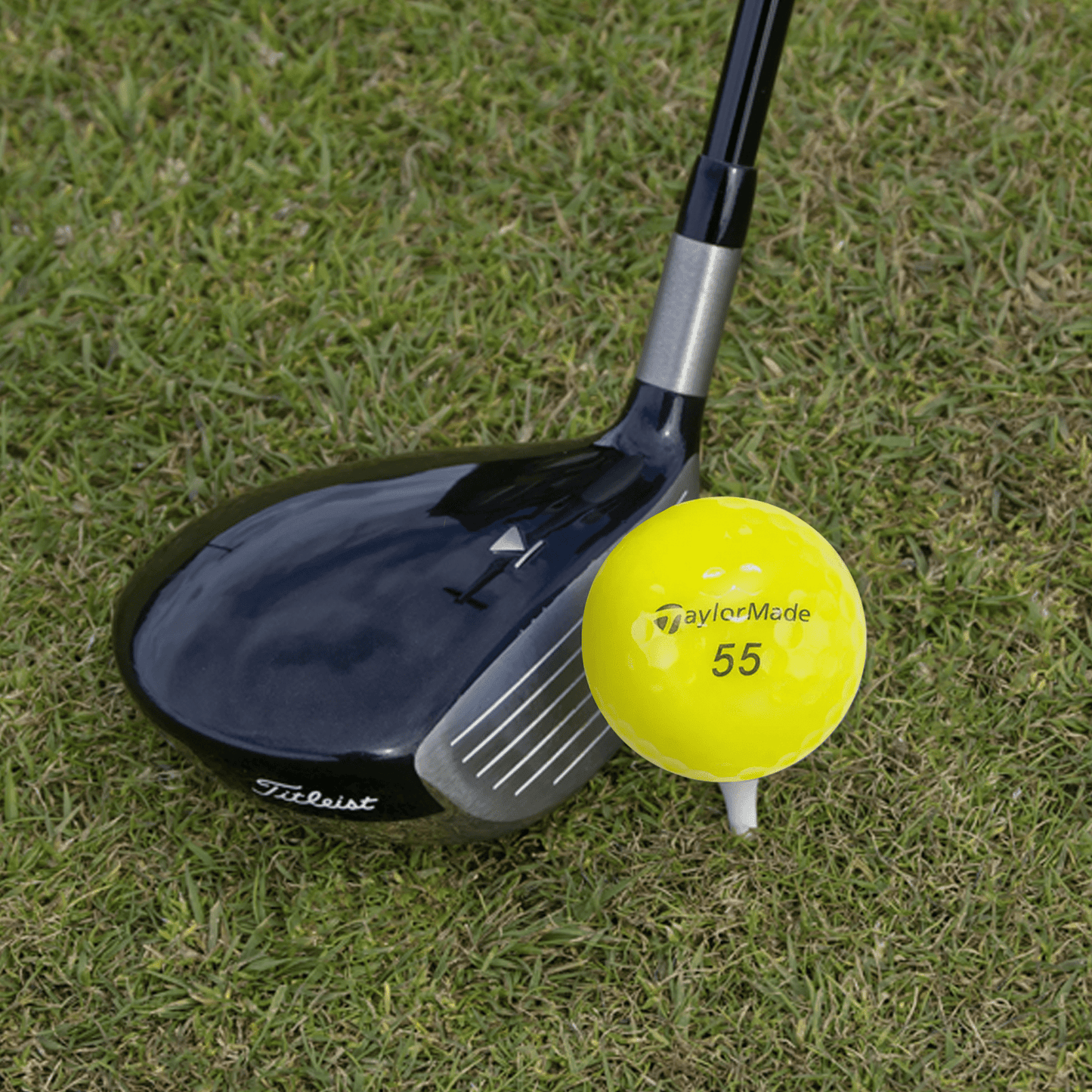 Used TaylorMade Yellow Mix Golf Balls - 1 Dozen - Mint - Club Rehab